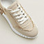 View: above, Bouncing sneaker
