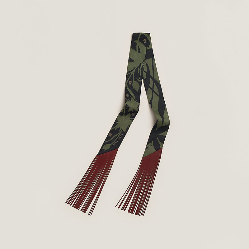 Bouquet Final leather fringe Twilly