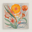 View: Flat, Bouquet Final scarf 90