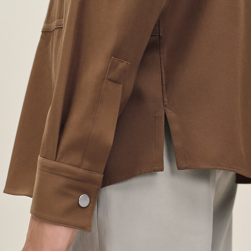 Boxy fit overshirt