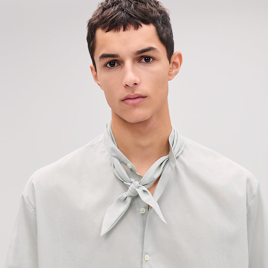 Boxy fit shirt with Marius collar