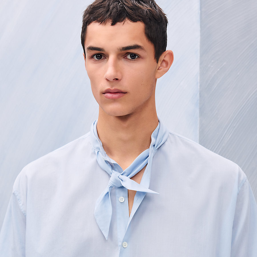 Boxy fit shirt with Marius collar