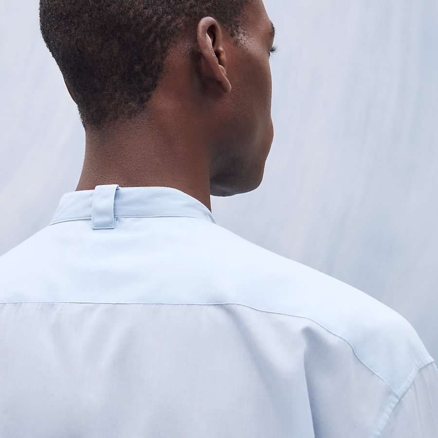 Boxy fit shirt with Marius collar