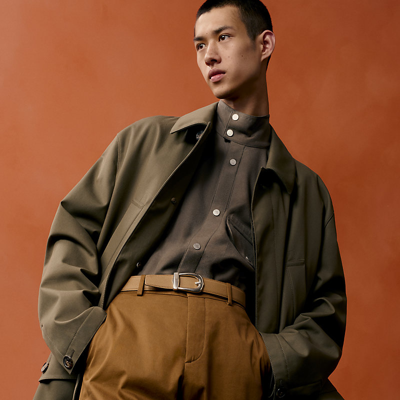 Bride d'Apparat belt buckle & Contrast reversible leather strap 32&nbsp;mm