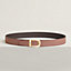 Bride d'Apparat belt buckle & Reversible leather strap 32 mm, view 1 of 3