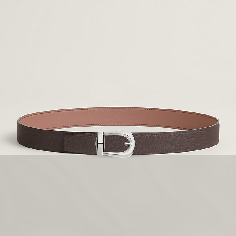 Bride d'Apparat belt buckle & Reversible leather strap 32 mm