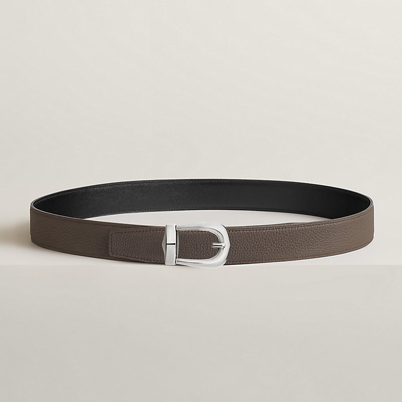 Bride d'Apparat belt buckle & Reversible leather strap 32 mm