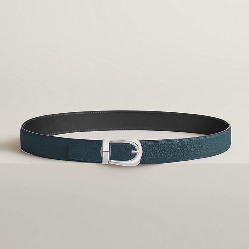 Bride d'Apparat belt buckle & Reversible leather strap 32 mm