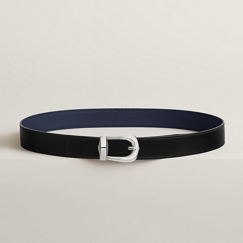 Bride d'Apparat belt buckle & Reversible leather strap 32 mm