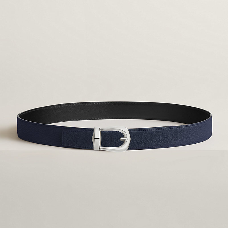 Bride d'Apparat belt buckle & Reversible leather strap 32 mm