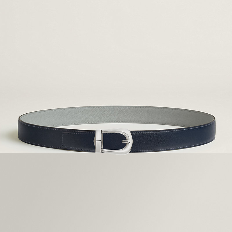 Bride d'Apparat belt buckle & Reversible leather strap 32 mm