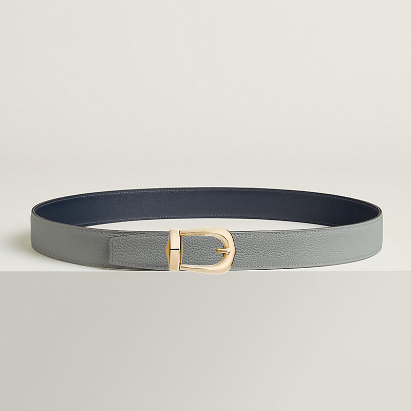 Bride d'Apparat belt buckle & Reversible leather strap 32 mm