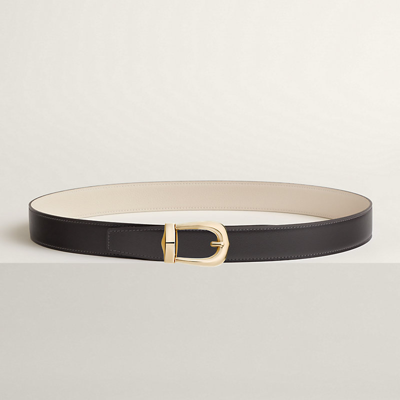 Bride d'Apparat belt buckle & Reversible leather strap 32 mm