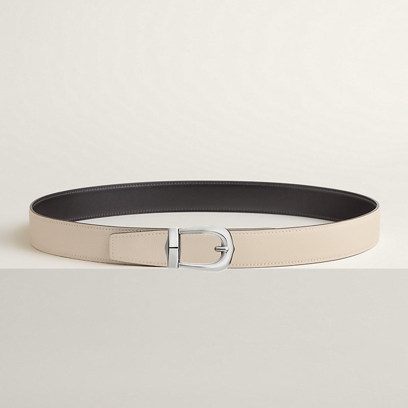Bride d'Apparat belt buckle & Reversible leather strap 32 mm