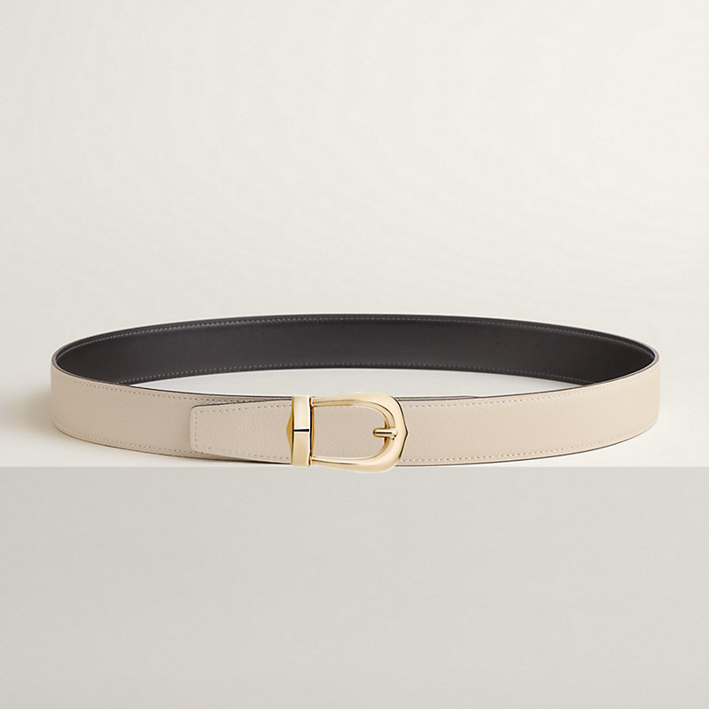 Bride d'Apparat belt buckle & Reversible leather strap 32 mm