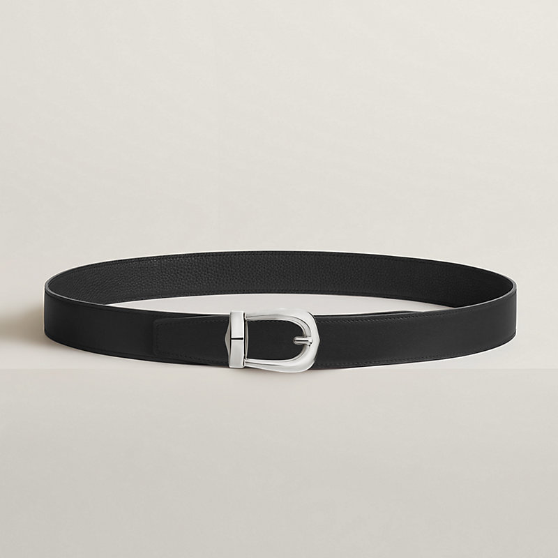 Bride d'Apparat belt buckle & Reversible leather strap 32 mm