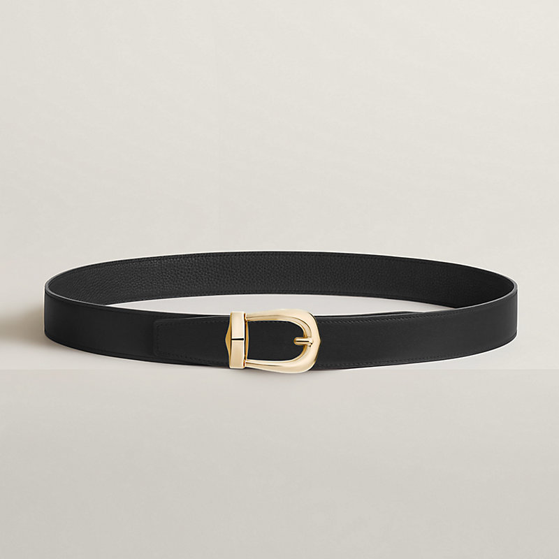 Bride d'Apparat belt buckle & Reversible leather strap 32 mm
