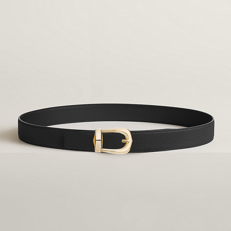 Bride d'Apparat belt buckle & Reversible leather strap 32 mm