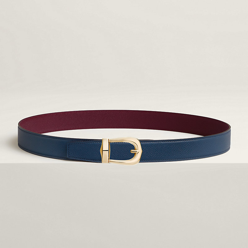 Bride d'Apparat belt buckle & Reversible leather strap 32 mm