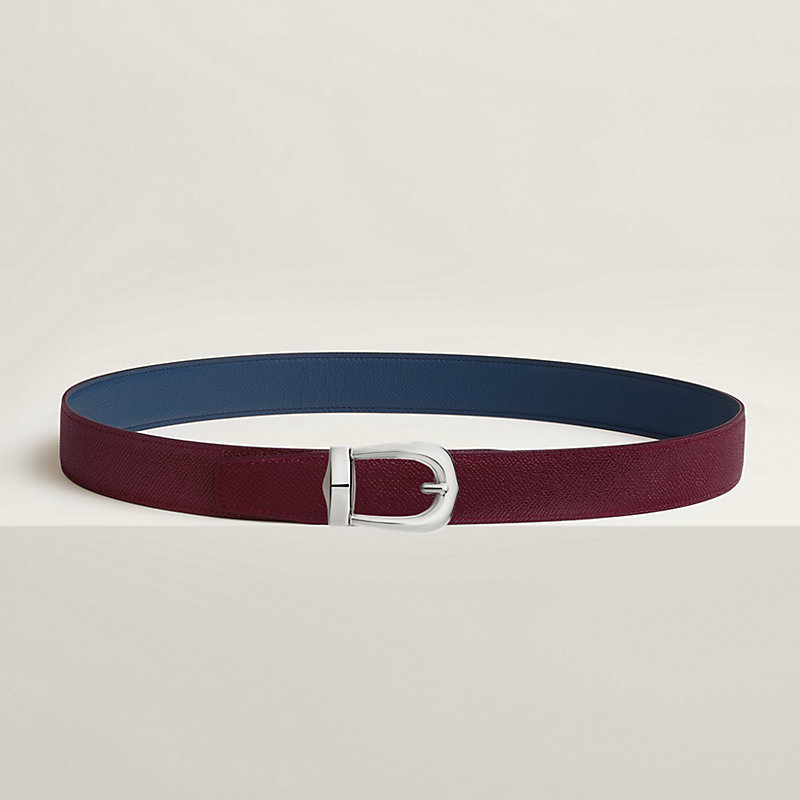 Bride d'Apparat belt buckle & Reversible leather strap 32 mm