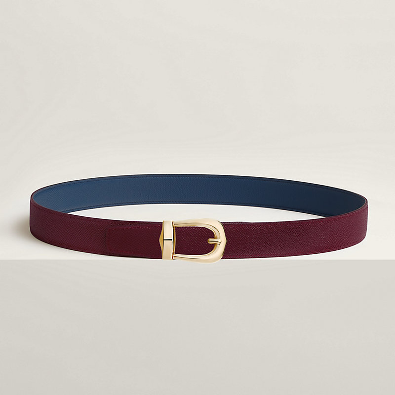 Bride d'Apparat belt buckle & Reversible leather strap 32 mm
