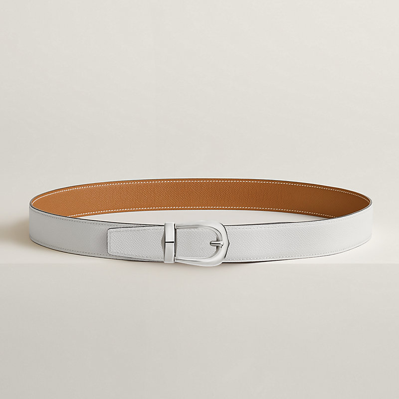 Bride d'Apparat belt buckle & Reversible leather strap 32 mm