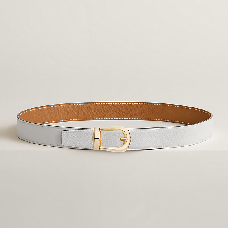 Bride d'Apparat belt buckle & Reversible leather strap 32 mm