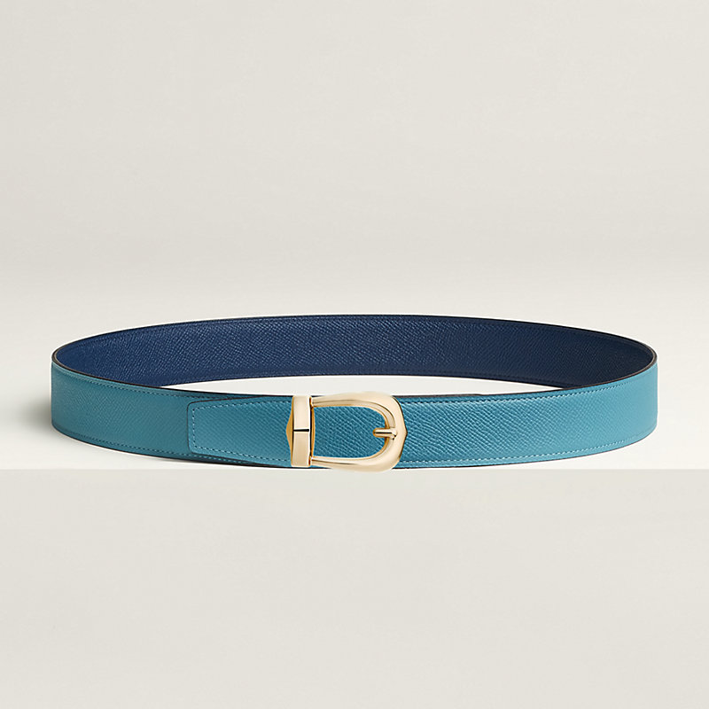 Bride d'Apparat belt buckle & Reversible leather strap 32 mm