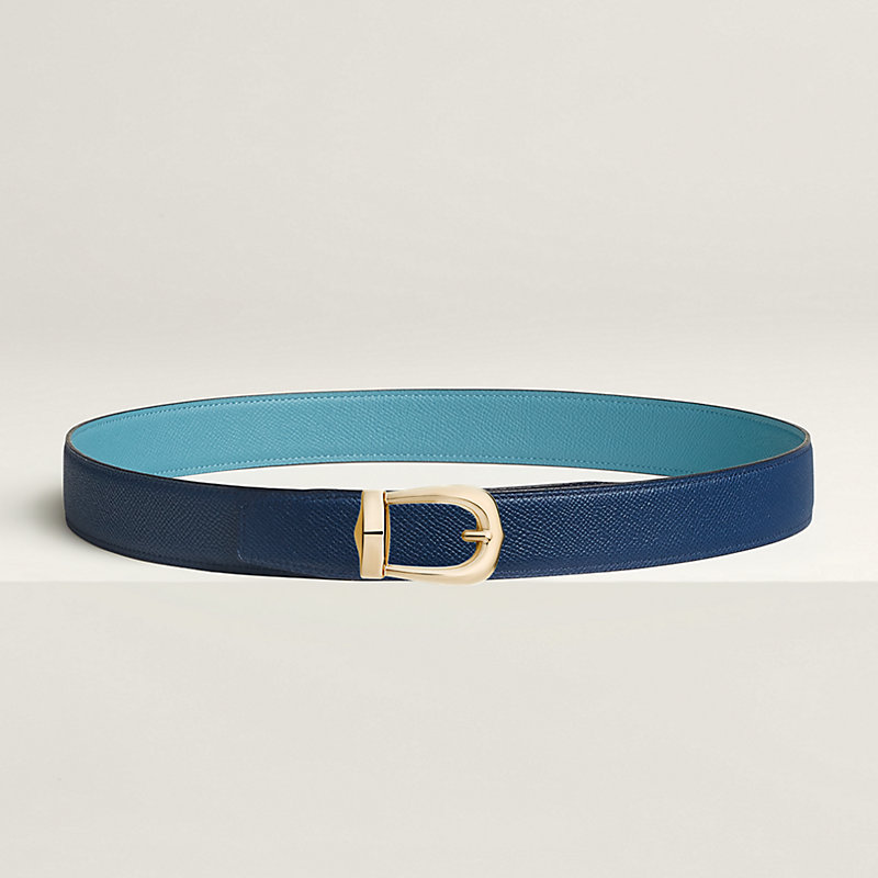 Bride d'Apparat belt buckle & Reversible leather strap 32 mm