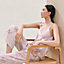 View: Worn, "Brides de Gala en Fleurs" sleeveless twillaine sweater
