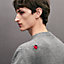 "Broderie coccinelle" crewneck cashmere sweater, View: Worn, worn, view 4 of 5