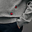 “Broderie coccinelle”圆领山羊绒针织衫, 视图: 图片：产品佩戴, worn, 当前为第5张（共5张）