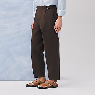 Button facings Chicago pants - Brown - 50 | Hermès Mainland China