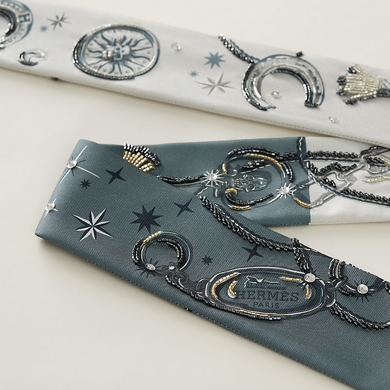 C'est la Fete embroidered twill ribbon