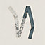 C'est la Fete Exceptional embroidered twill ribbon, View: Flat, flat, view 3 of 3