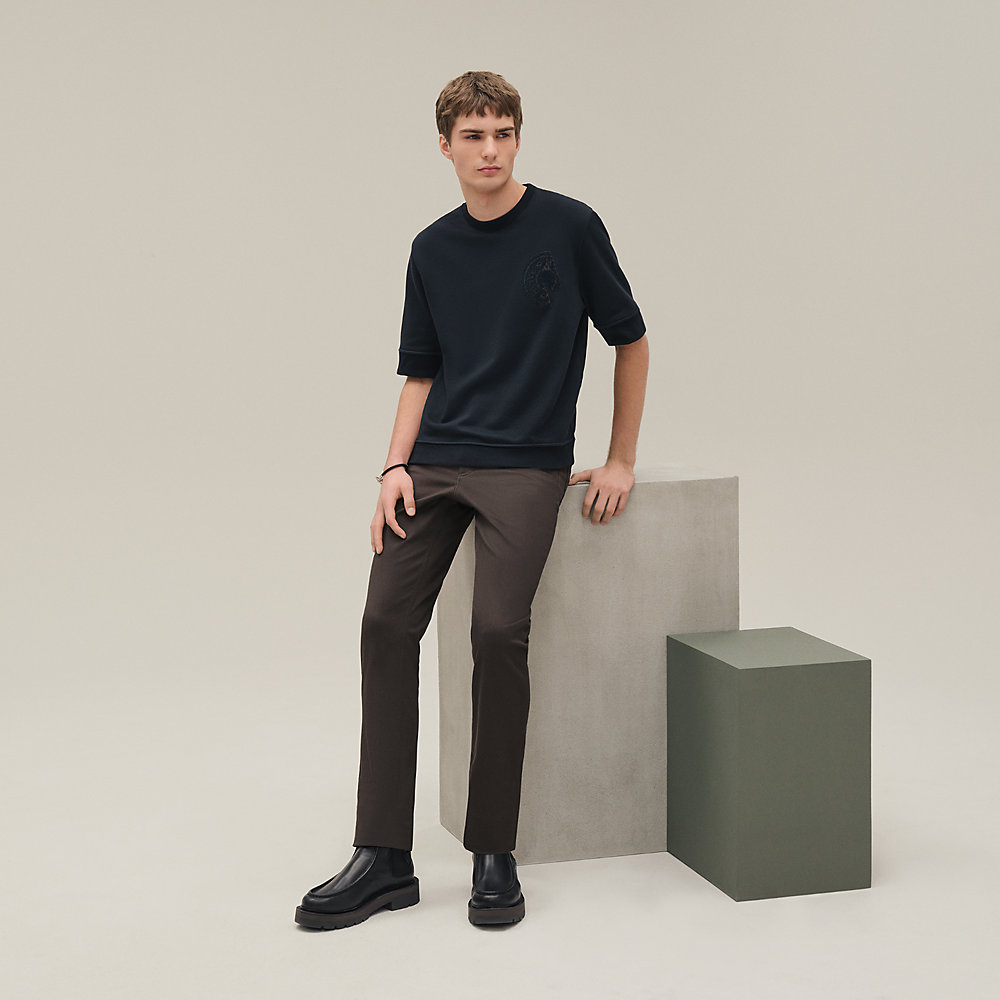 洗練カジュアルで魅せる HERMES T-shirt patch C.D.S. Tシャツ C.D.S. t-shirt | Hermès Mainland China