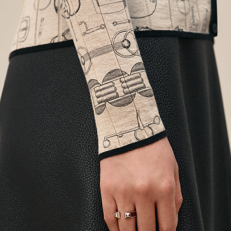 "Cahier du Colporteur" buttoned cardigan