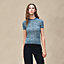 "Cahier du Colporteur" short-sleeve sweater, View: Worn, worn, view 2 of 4