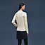 "Cahier du Colporteur" zipped twillaine cardigan, View: Worn, worn, view 3 of 5