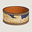 View: front, Calfskin and silk bracelet, PM