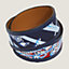 View: front, Calfskin and silk bracelet, PM