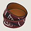 View: front, Calfskin and silk bracelet, PM