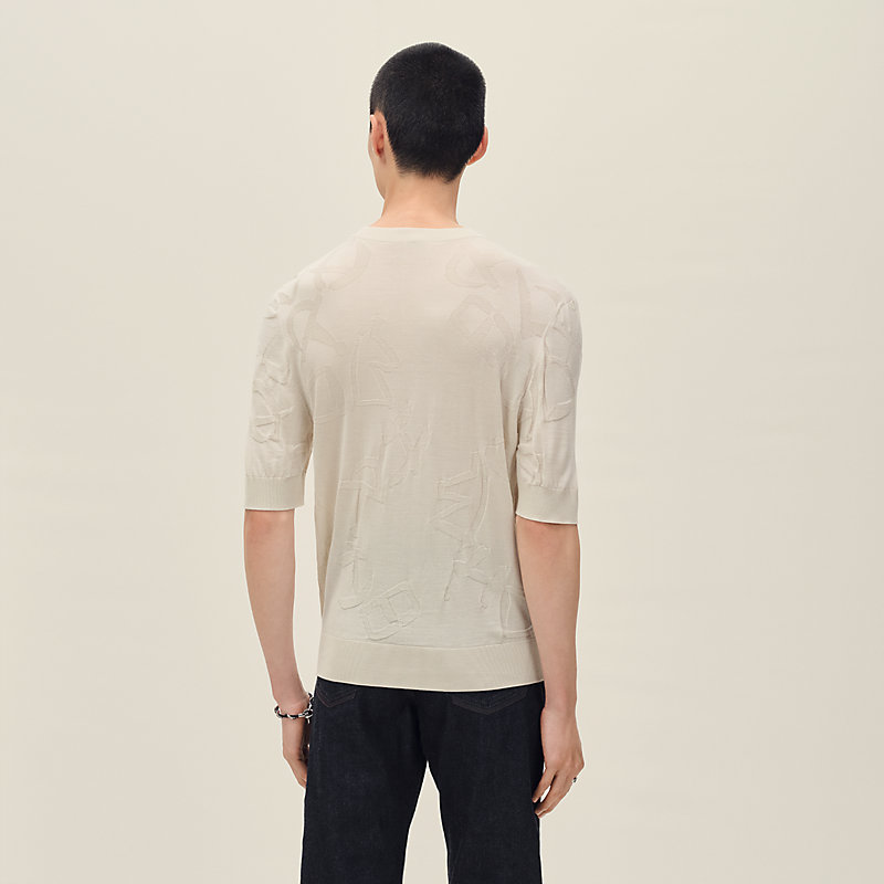 "Calligraphie Equestre" crewneck sweater