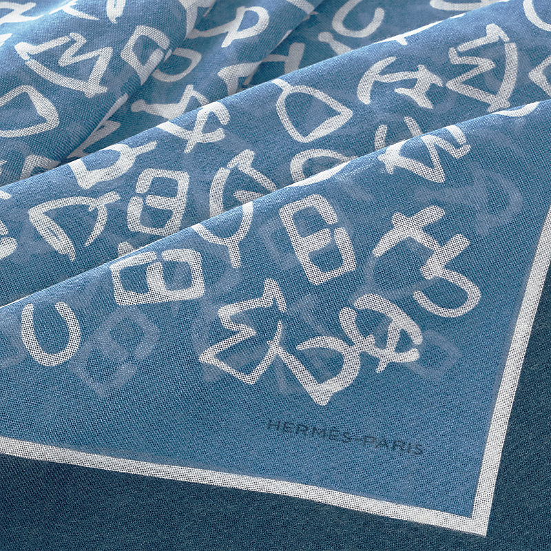 Calligraphie Equestre scarf 140