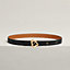 Canaille belt buckle & Hermès sur Mer reversible leather strap 24 mm, view 1 of 3