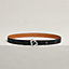 Canaille belt buckle & Hermès sur Mer reversible leather strap 24 mm, view 1 of 3