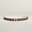 Canaille belt buckle & Reversible leather strap 24 mm, view 1 of 3