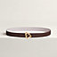 Canaille belt buckle & Reversible leather strap 24 mm, view 1 of 3