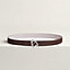 Canaille belt buckle & Reversible leather strap 24 mm, view 1 of 3