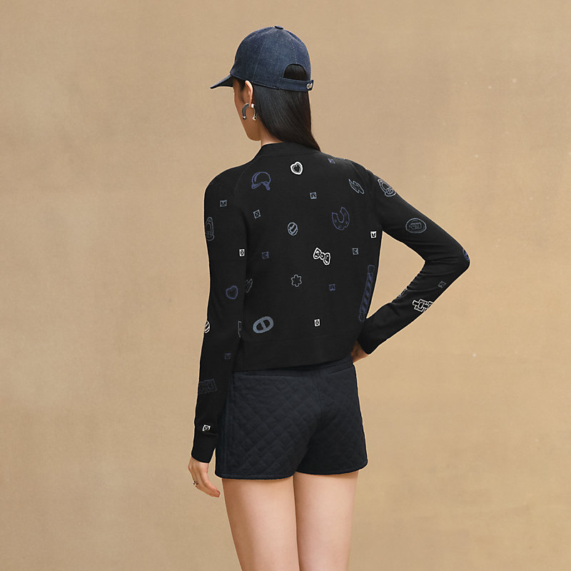 "Candy Libris Bandana" light long-sleeve cardigan